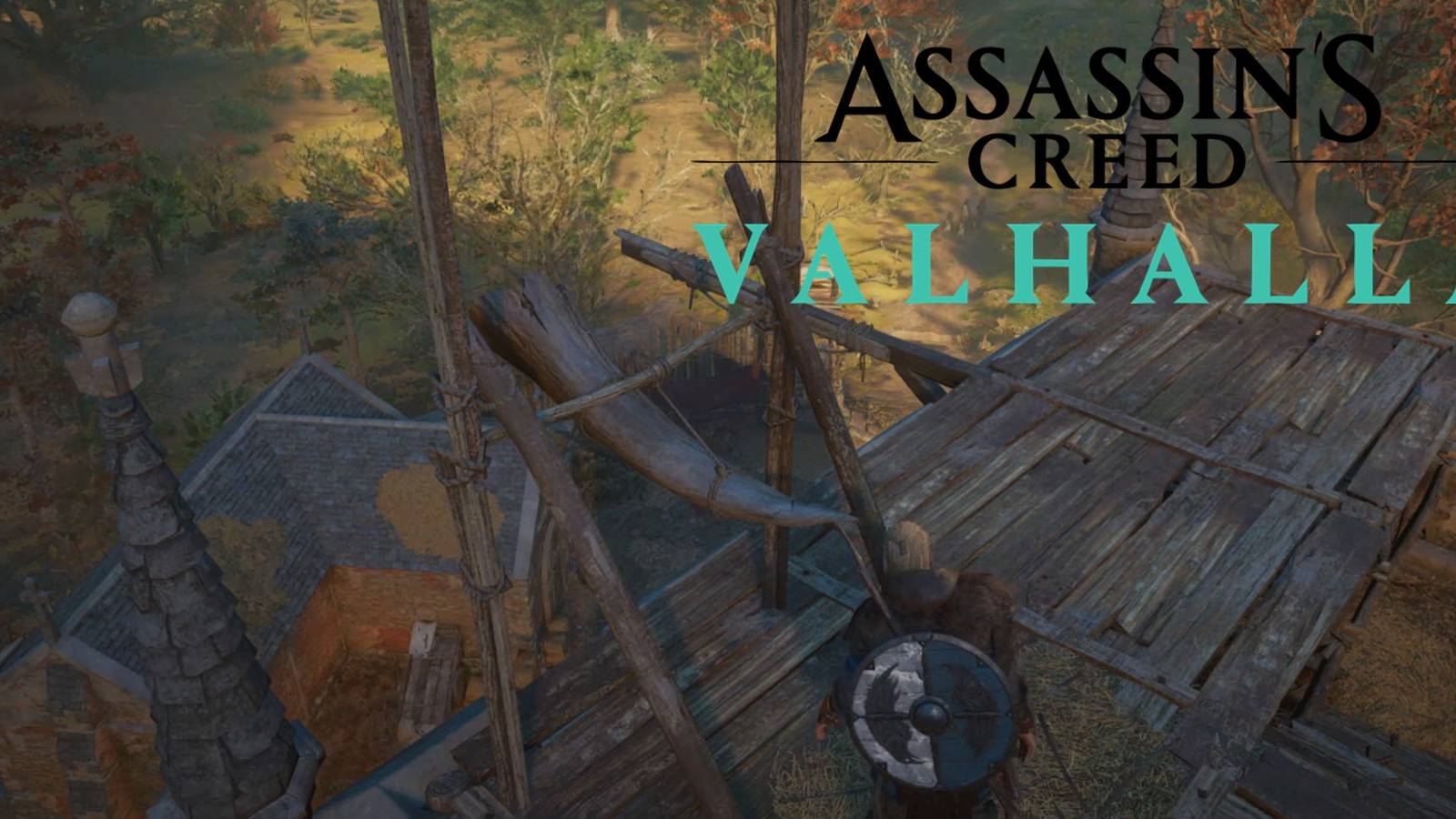 ac valhalla horn and logo