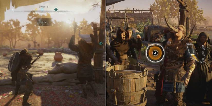 ac valhalla shooting and drinking challenge