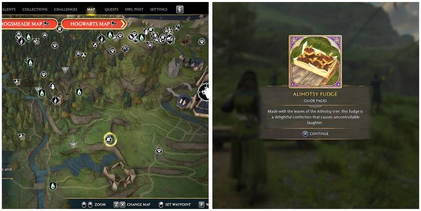 alihosty fudge field guide pages locations in hogwarts legacy