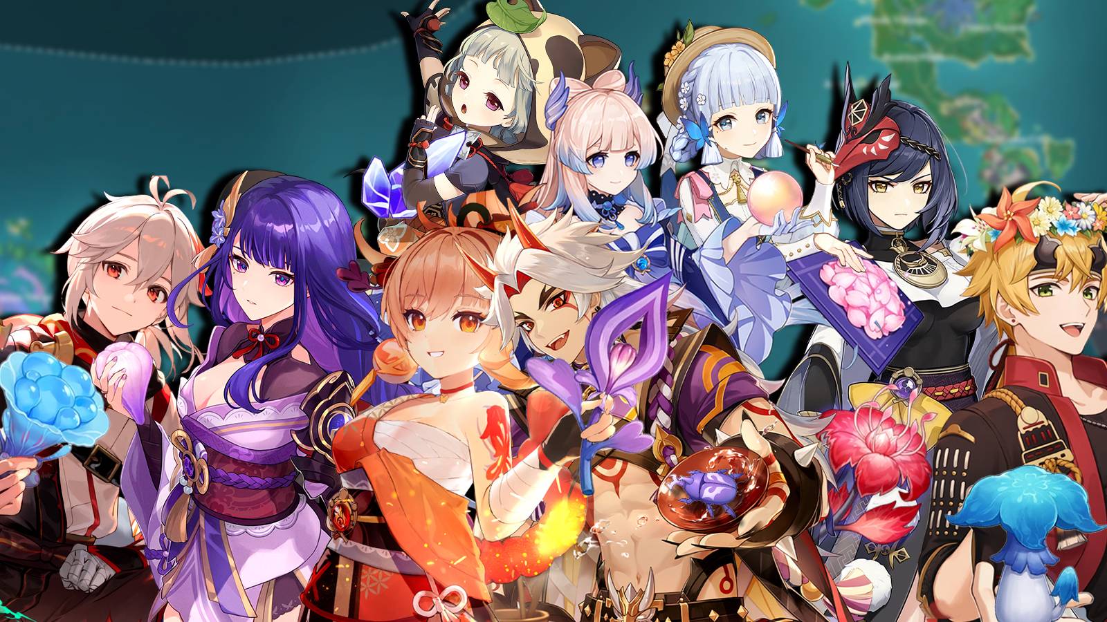 all inazuma local specialties location in genshin impact