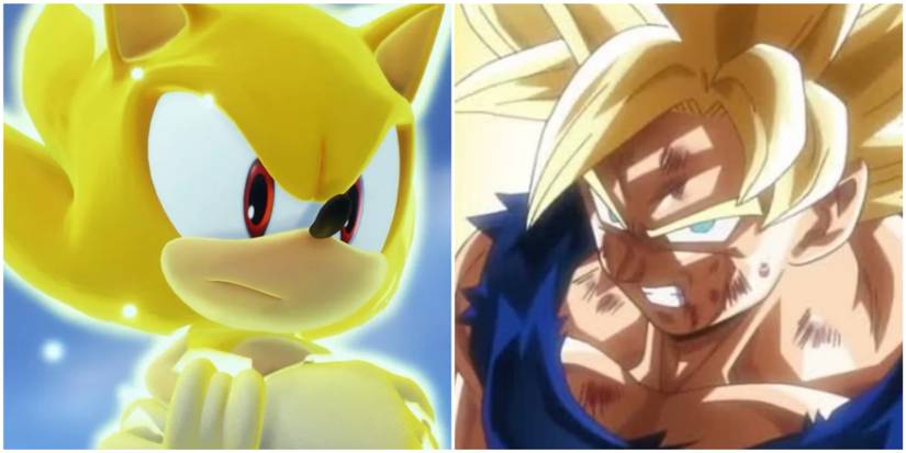 Anime Inspired Characters- Super Sonic Super Saiyan Goku