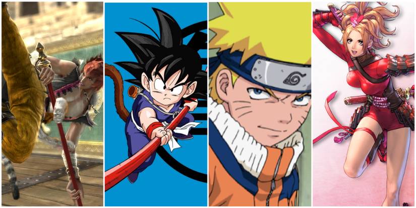 Anime Inspired Characters- Xiba Goku Naruto Natsu