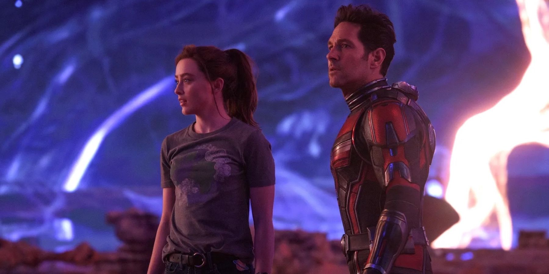 Ant-Man and the Wasp Quantumania Scott and Cassie in the Quantum Realm