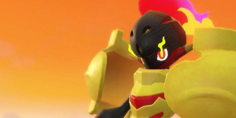 A close-up of Armarouge at dawn