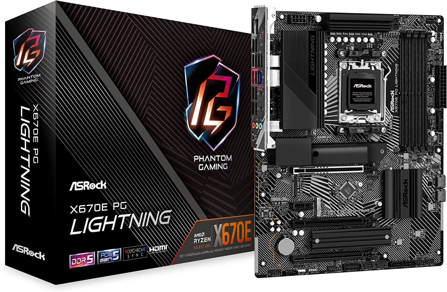 ASRock X670E PG Lightning Gaming Motherboard