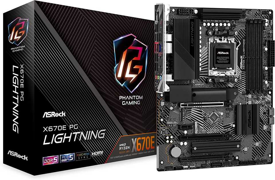 ASRock X670E PG Lightning Gaming Motherboard