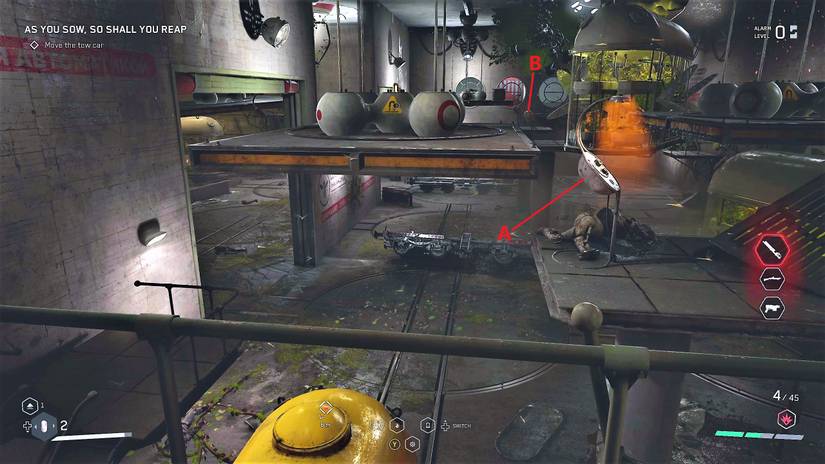 control panels a and b