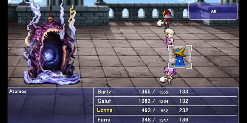 Atomos in Final Fantasy 5