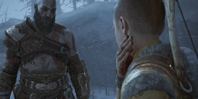 Atreus vs Kratos post-fight