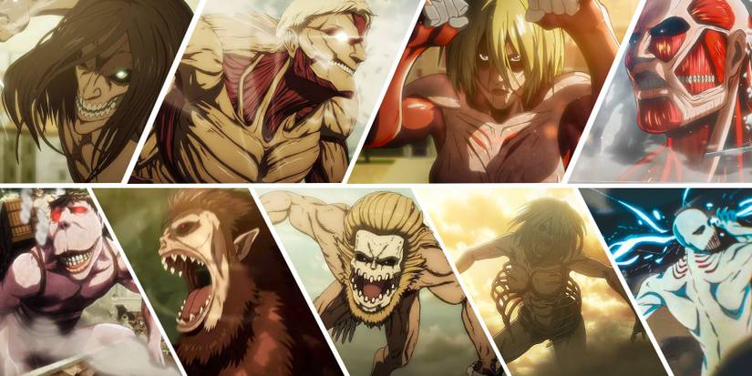 Attack on Titan Nine Original Titans