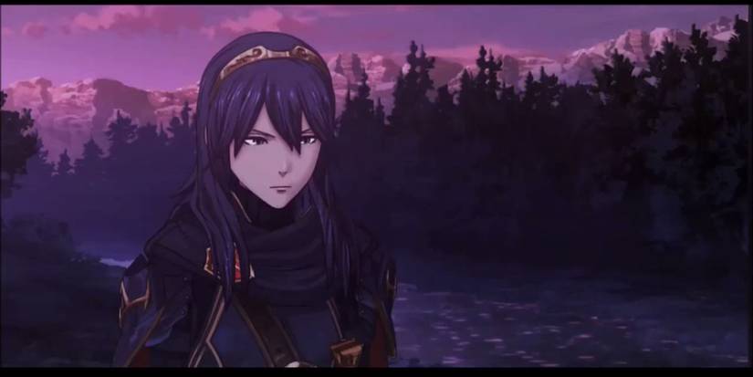 A forlorn Lucina near a river