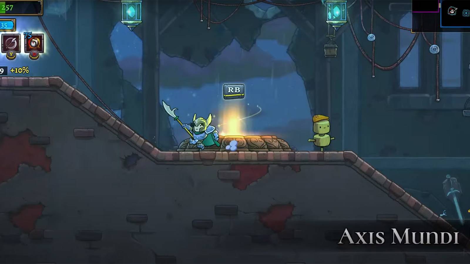 image showing axis mundi entrance in rogue legacy 2.