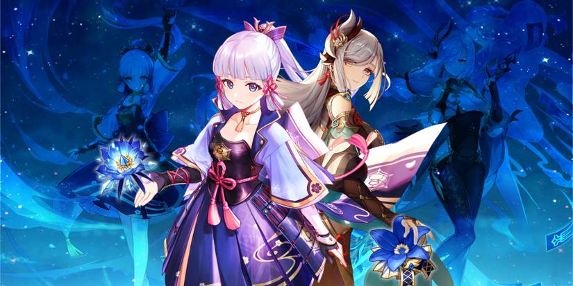 ayaka and shenhe artifacts in genshin impact