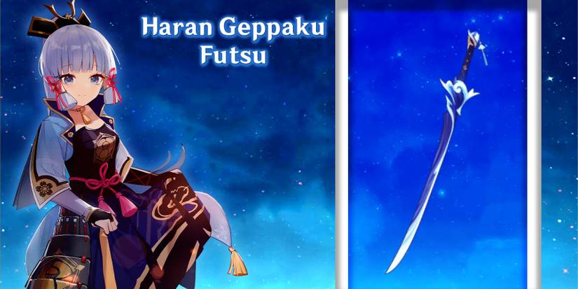 ayaka holding haran geppaku futsu in genshin impact