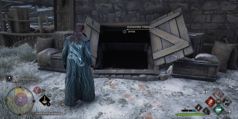 The Ashwinder Hideout in Hogwarts Legacy