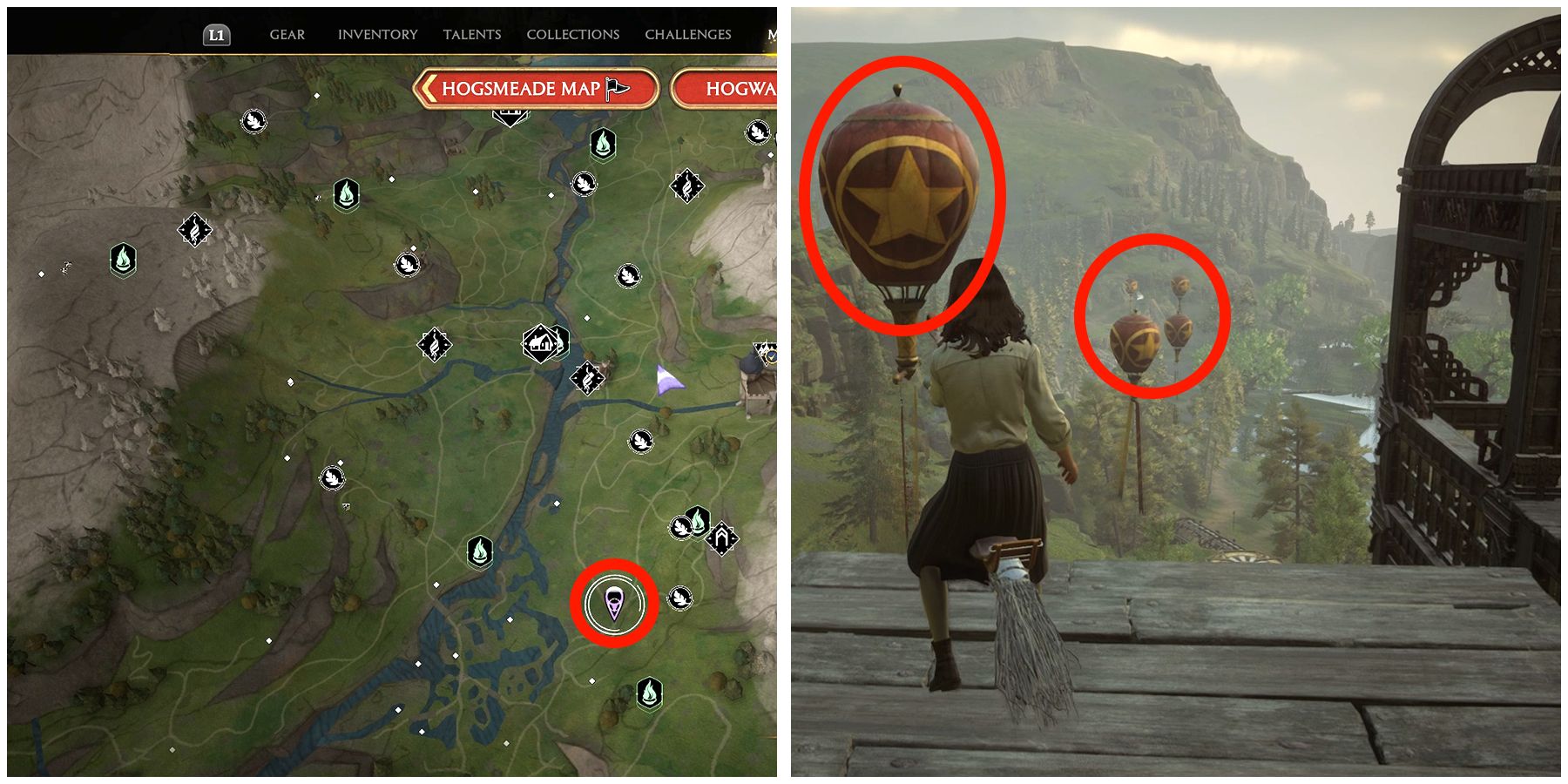 balloon 16 location in hogwarts legacy