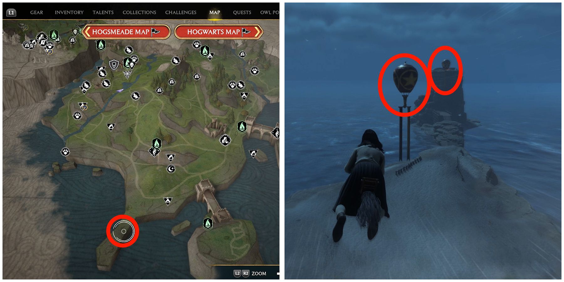 balloon 25 location in hogwarts legacy