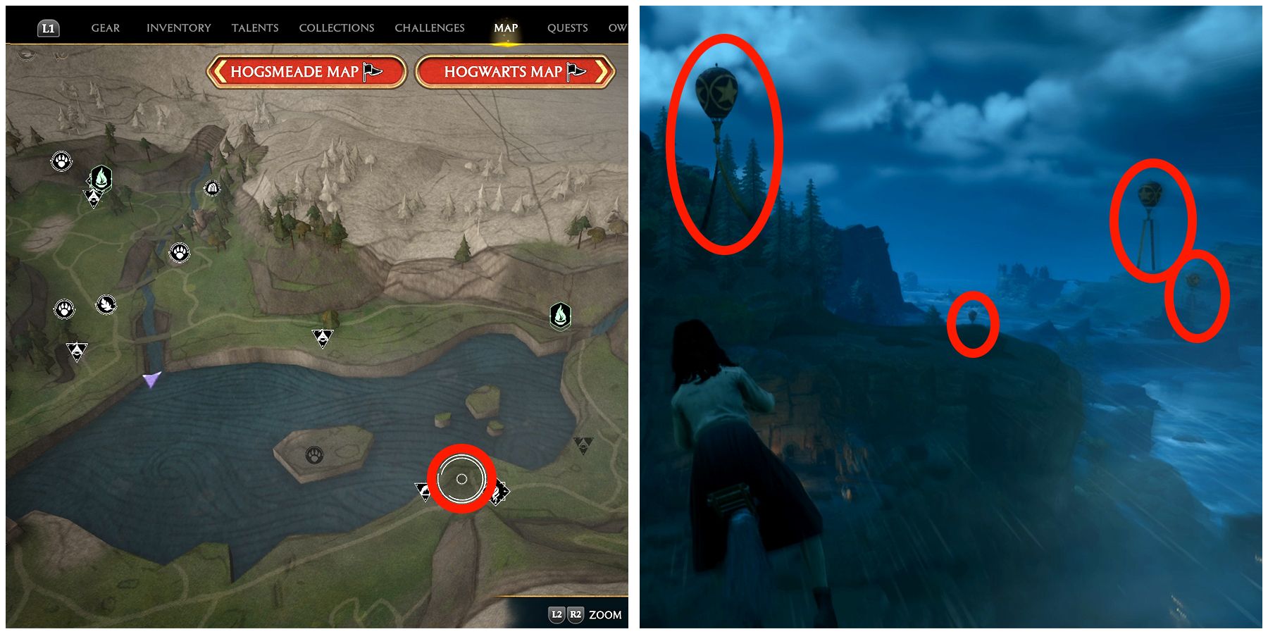 balloon 27 location in hogwarts legacy