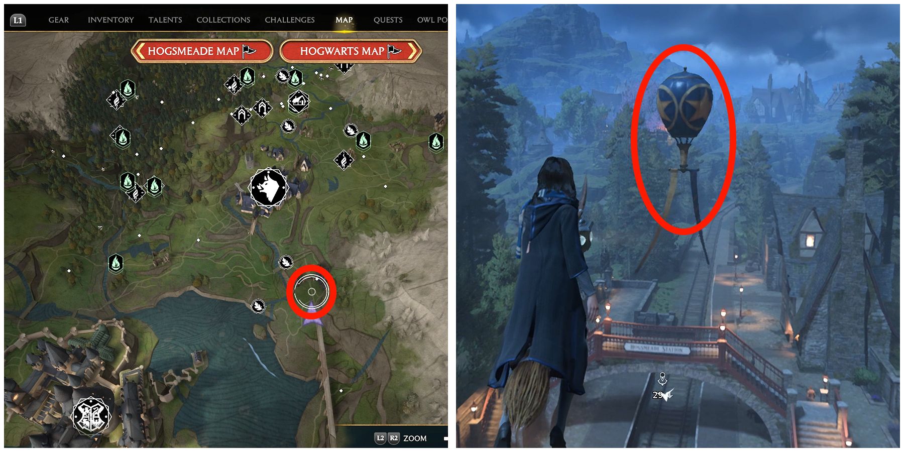 balloon 8 location in hogwarts legacy