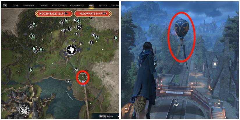 balloon 8 location in hogwarts legacy