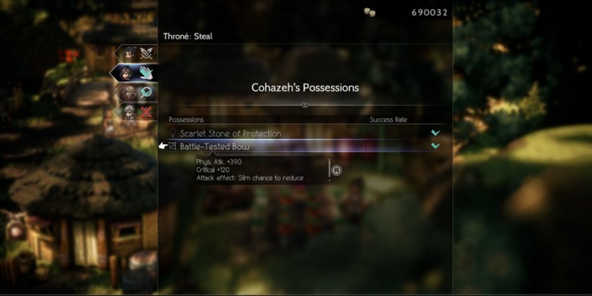 Battle Tested Bow in Octopath Traveler 2
