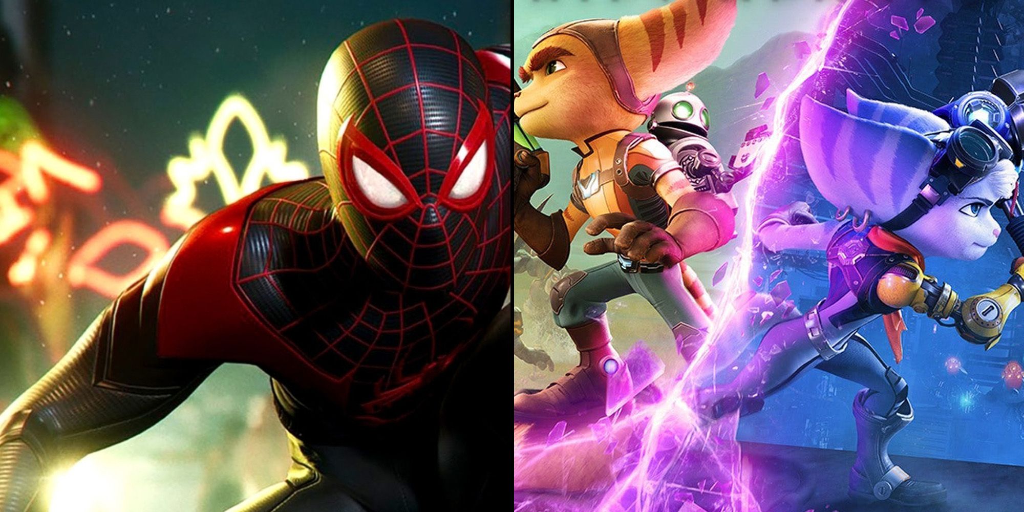 marvel's spiderman miles morales ratchet and clank rift apart 