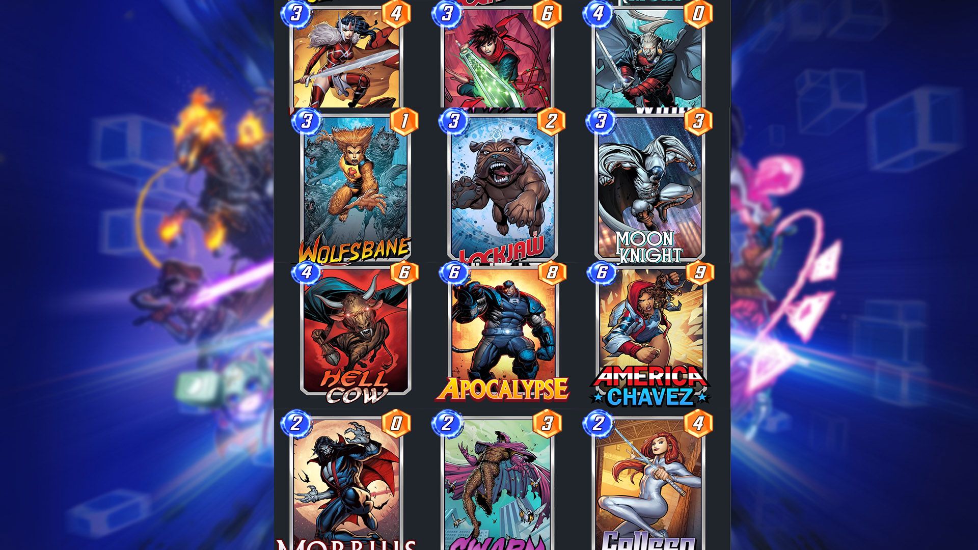 image showing best apocalypse deck for pool 3 in marvel snap.