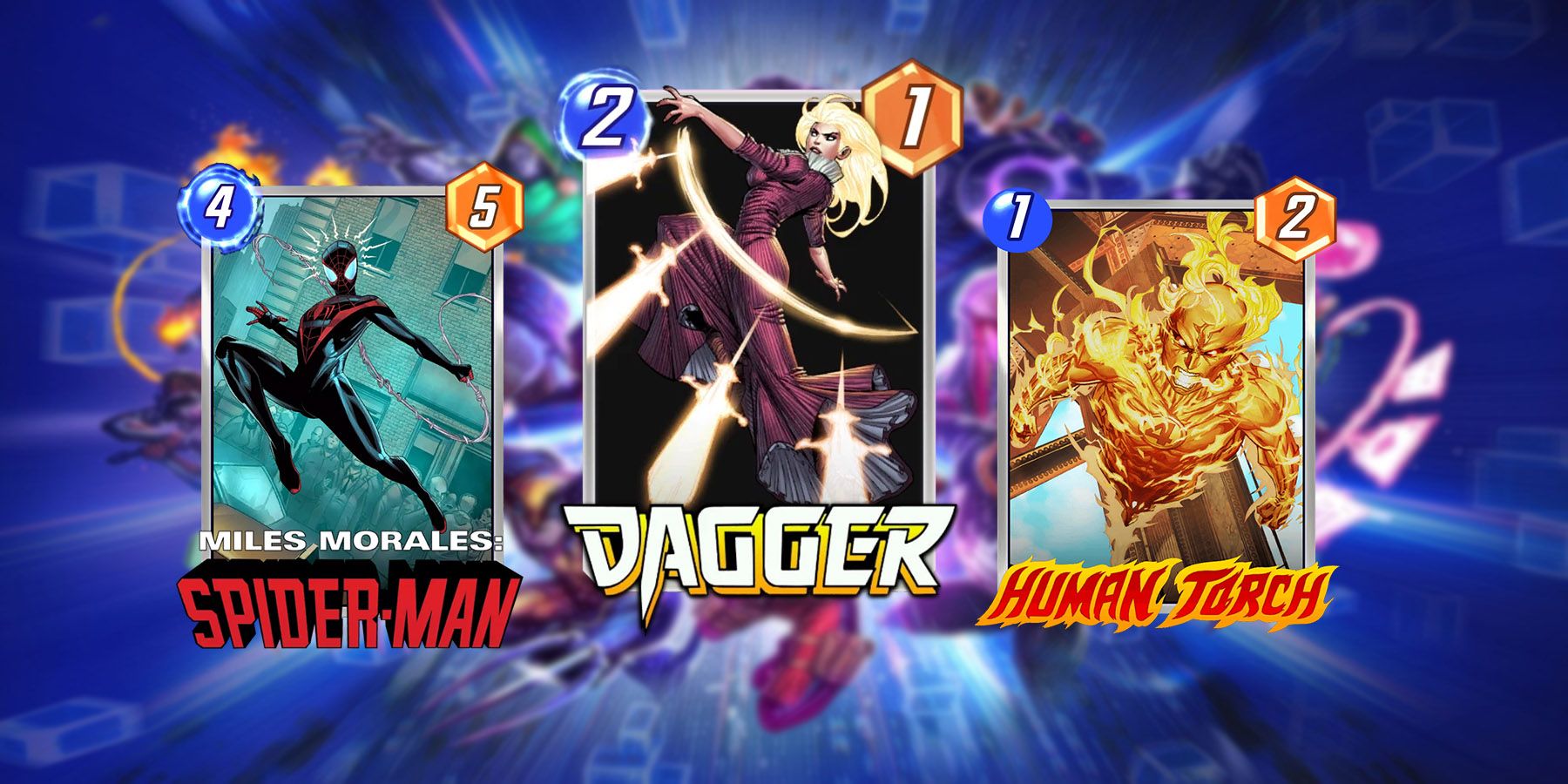 image showing three of the best movement cards in pool 3. 