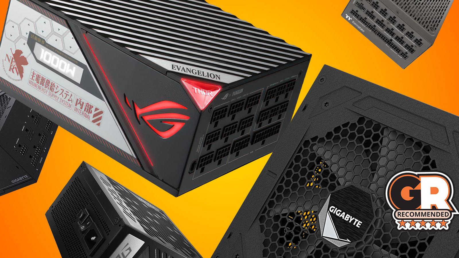 The Best PSUs For Your Gaming PC msi asus gigabyte thermaltake