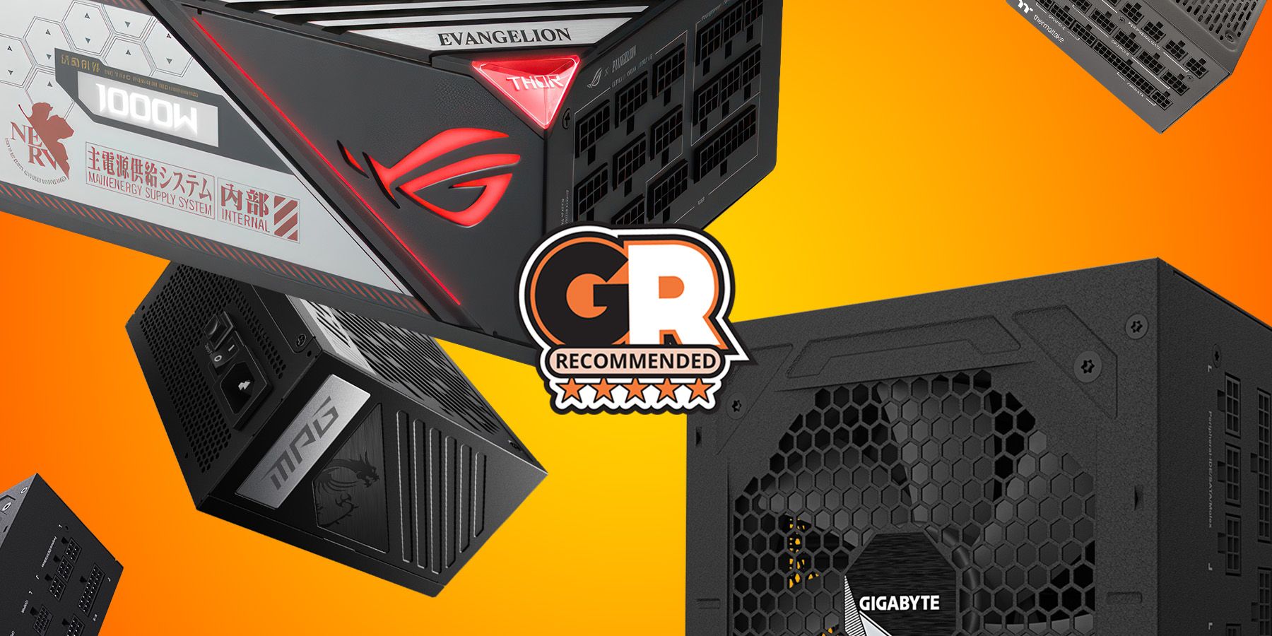 The Best PSUs For Your Gaming PC msi asus gigabyte thermaltake thumb
