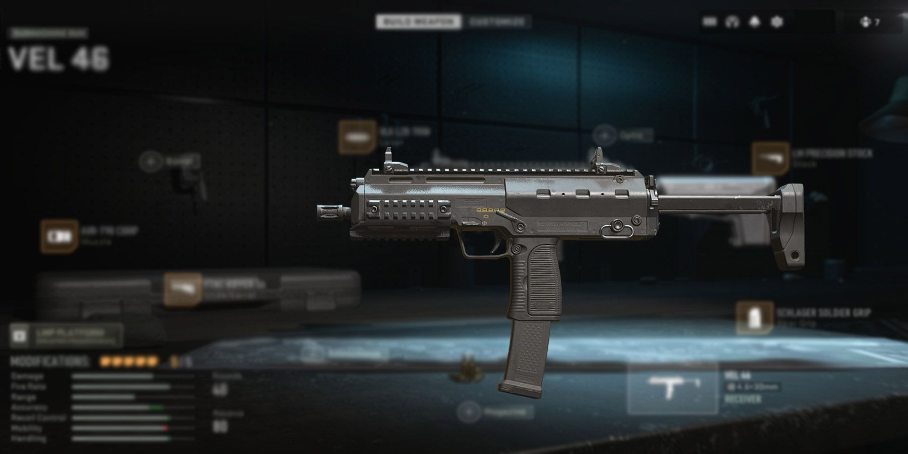 image showing vel 46 in cod warzone & mw2 gunsmith.