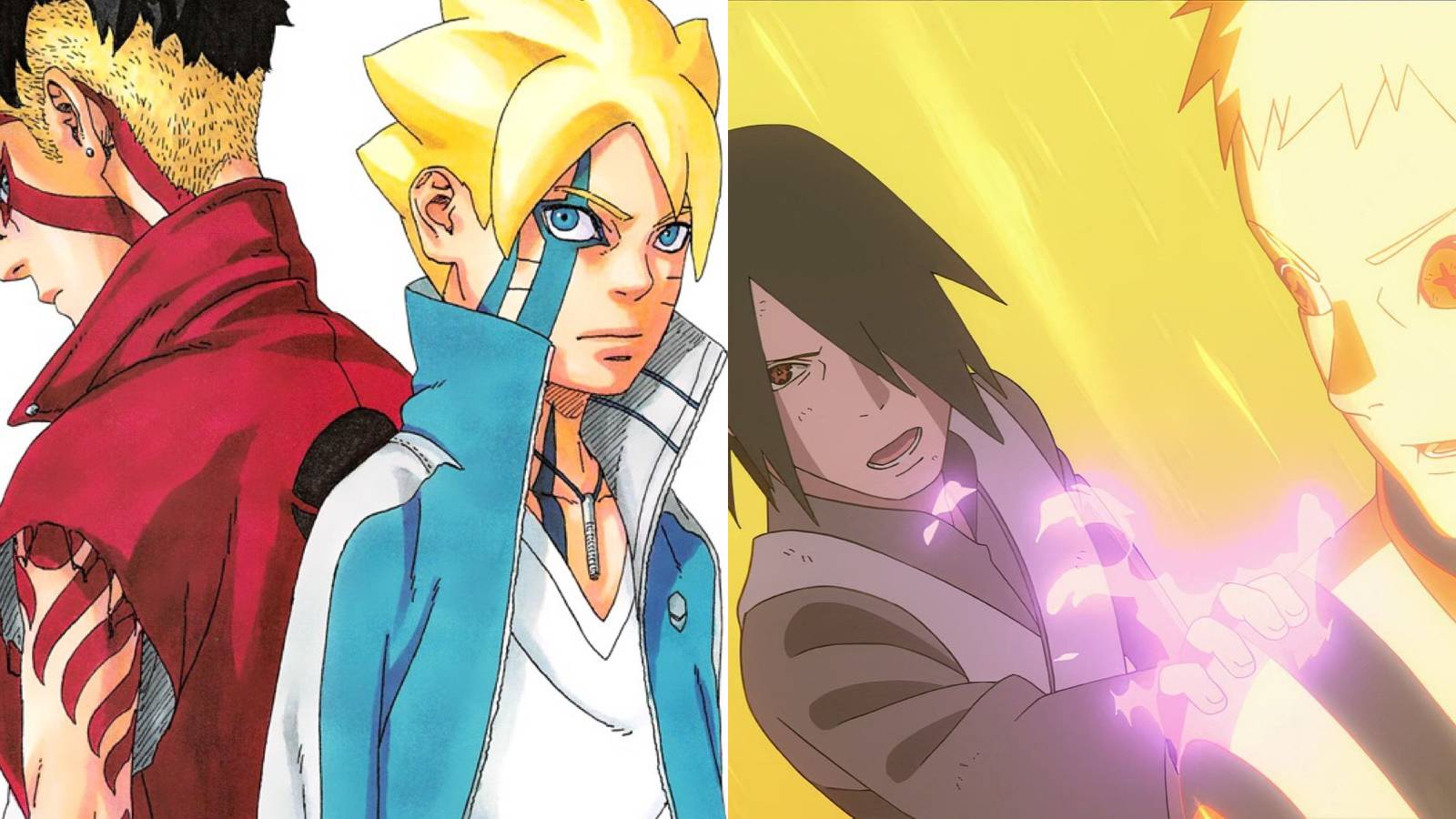 Boruto Kawaki Naruto Sasuke