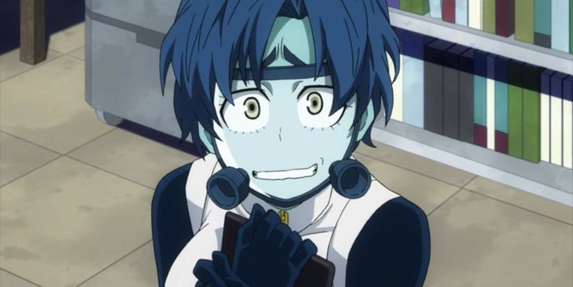 Bubble Girl looking with anxiety