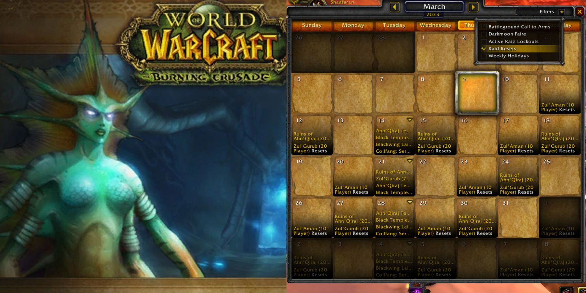 World of Warcraft Classic: How To Use The Calendar (And Why It's Important)