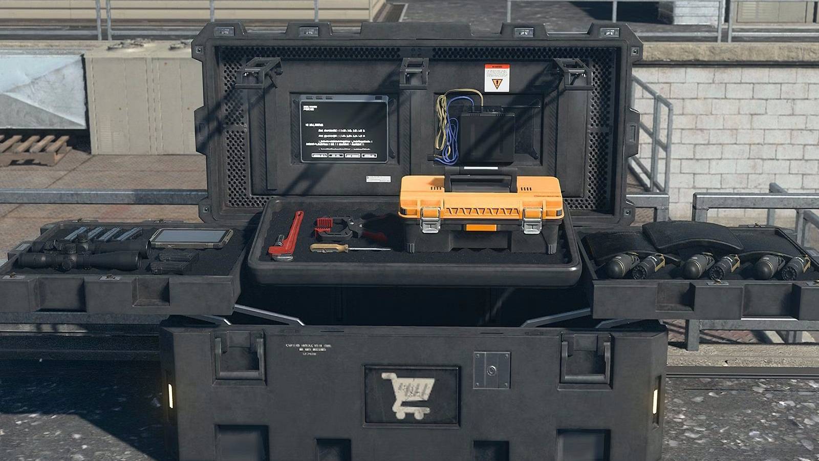 Screenshot of a buy station from Call of Duty: Warzone 2