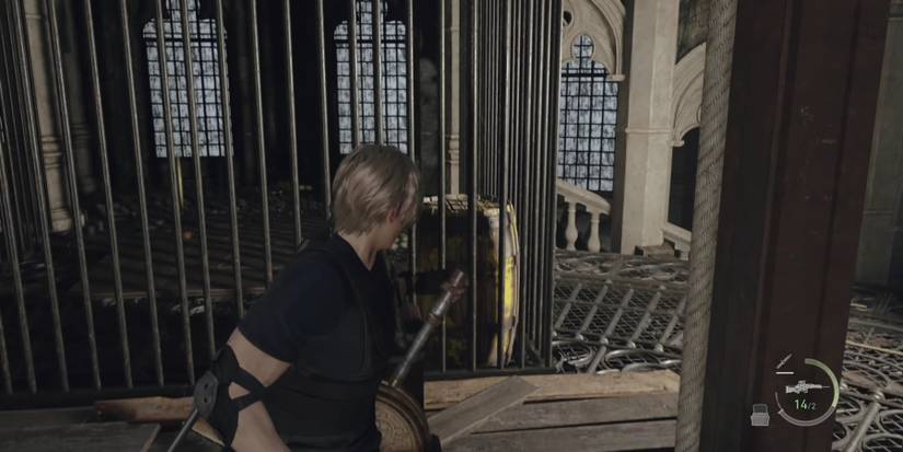 Activating the Tower elevator in Resident Evil 4 Remake