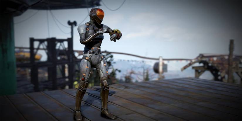 image showing the chinese stealth armor in fallout 76. 