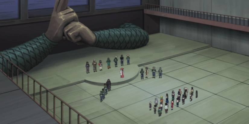 Chunin Examination Arena Naruto