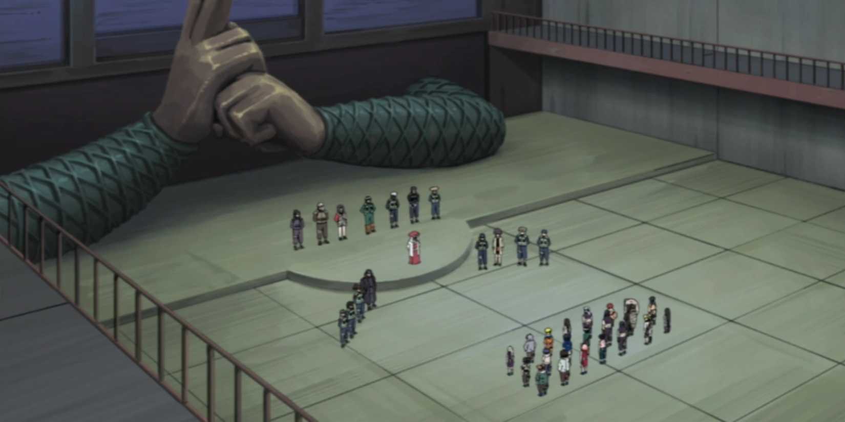 Chunin Examination Arena Naruto