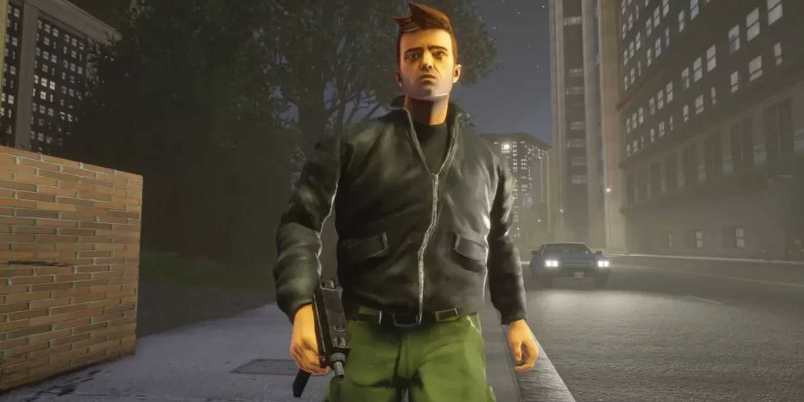 Claude walking towards camera