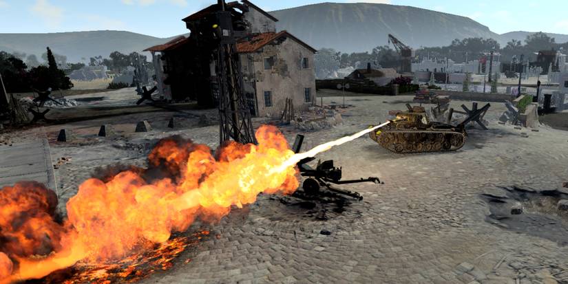 COH3 Afrikakorps Flammenpanzer