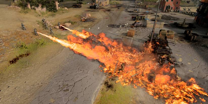 COH3 Guastatori Flamethrower