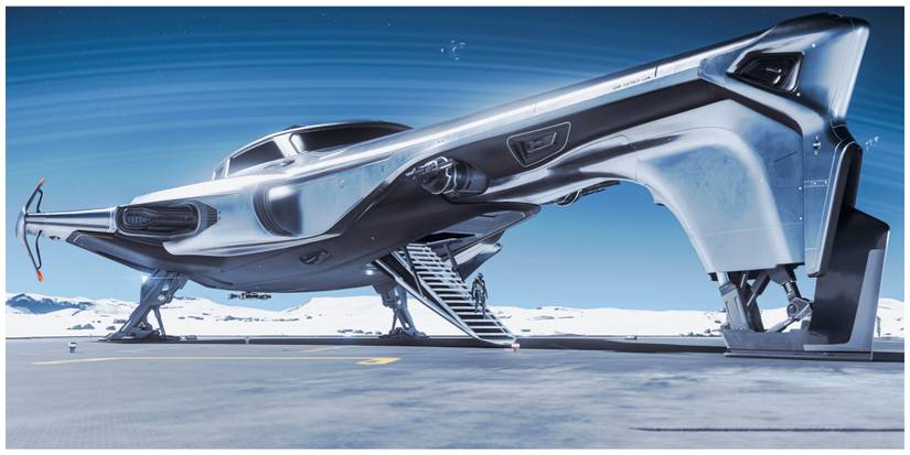 Star Citizen origin 400i Chrome Paint