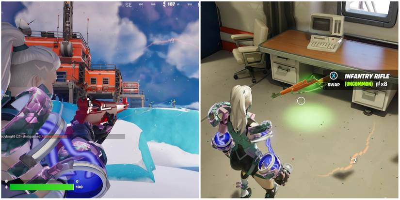 infantry rifle after being vaulted