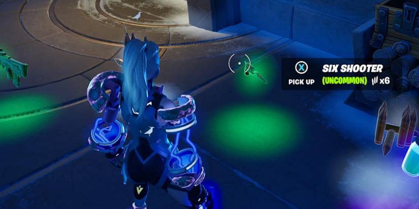 finding six shooter pistol