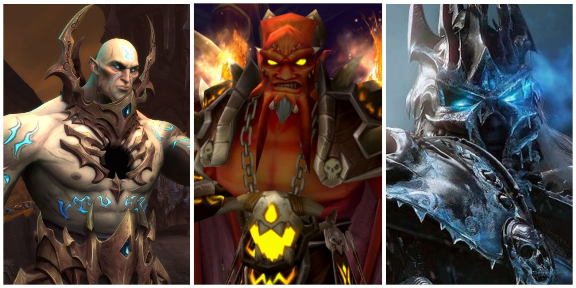 Bosses in World of Warcraft - Zovaal, Kil'Jaeden, The Lich King