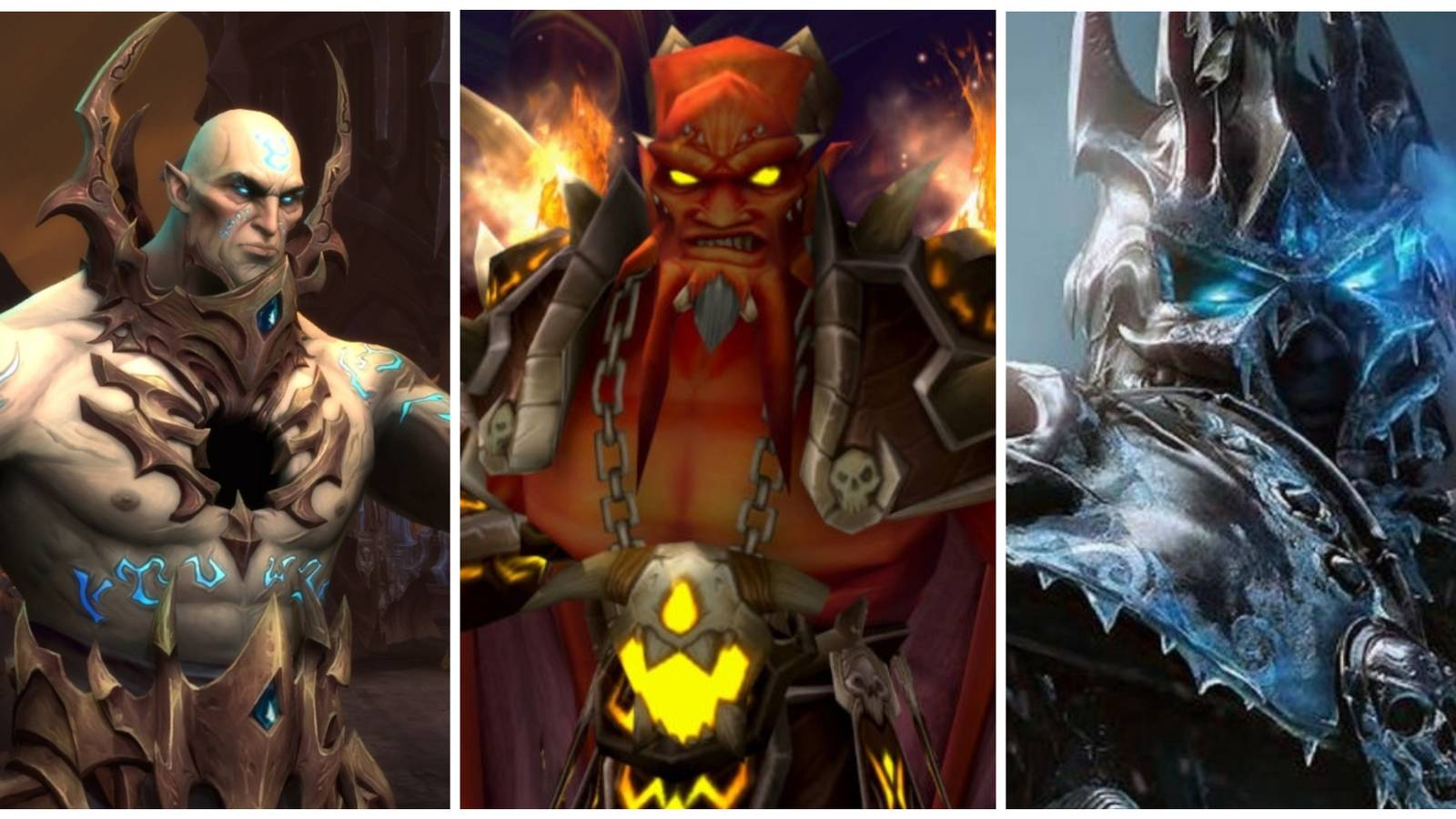 Bosses in World of Warcraft - Zovaal, Kil'Jaeden, The Lich King