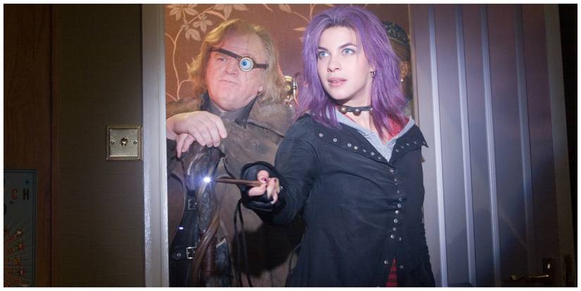 Brendan Gleeson as Alastor Moody. Natalia Tena as Nymphadora Tonks.