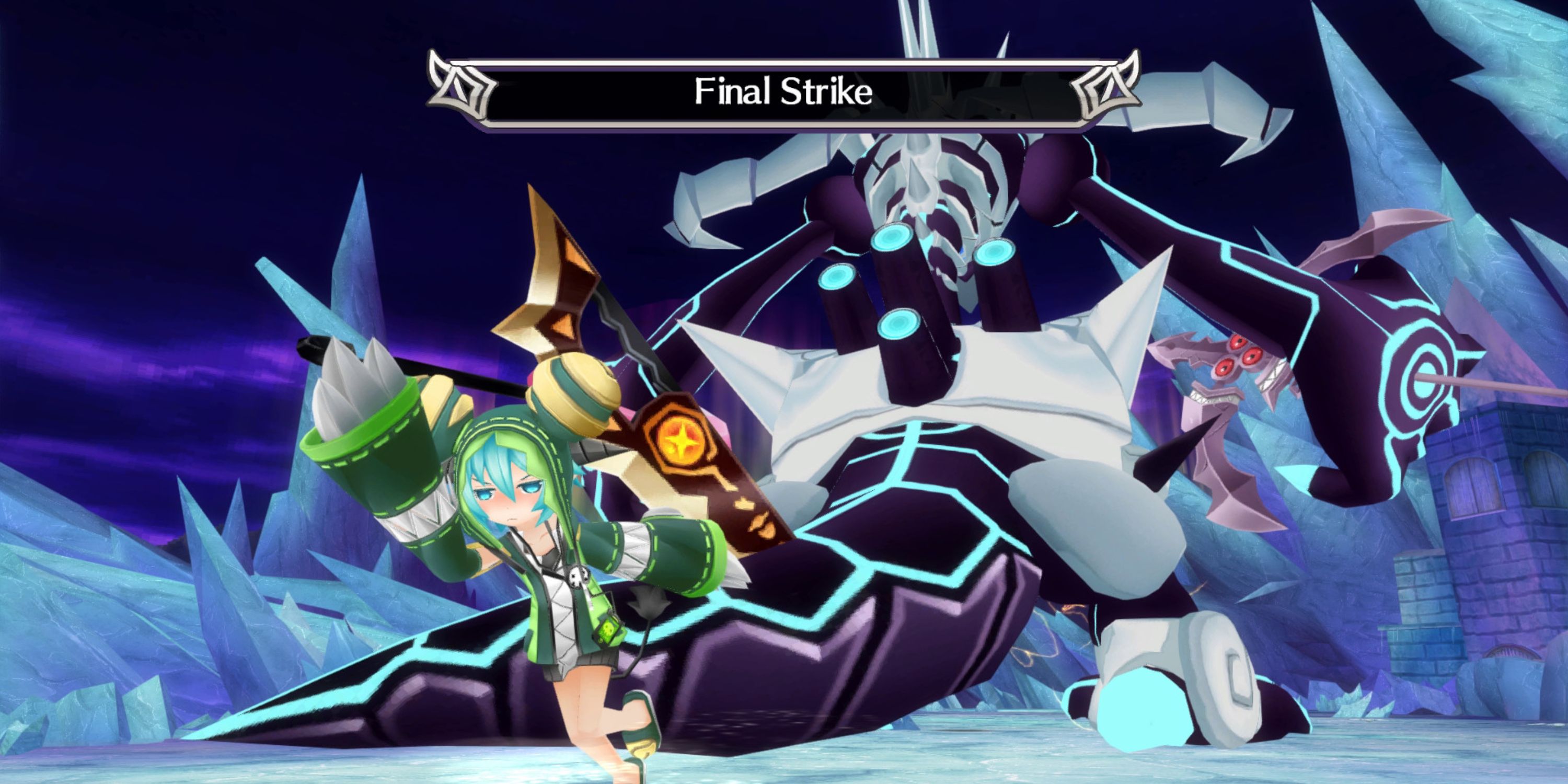 Fegor performing her final strike against Trillion