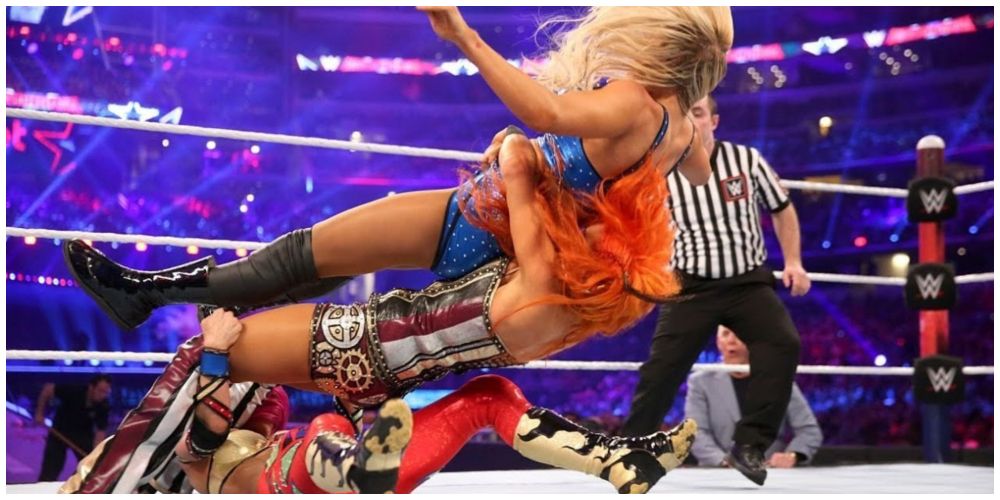 Charlotte Flair vs. Becky Lynch vs. Sasha Banks